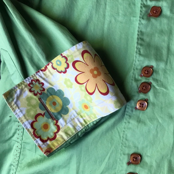 Long Sleeve Dress Shirt - Contrast Cuff Flip Cuff - Picture 2 of 6